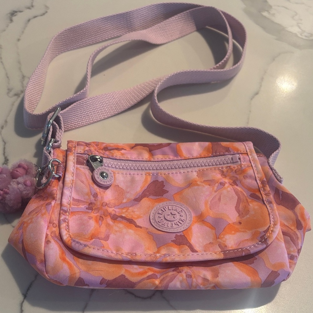 Kipling Pink and Orange Crossbody Bag